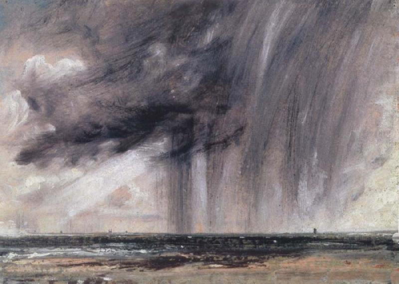 Rainstorm over the sea, John Constable